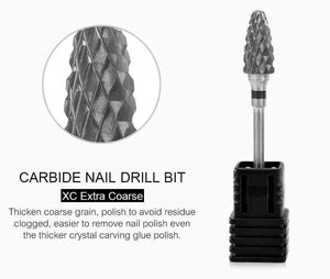 Planet Gates Nail Drill Bit Carbide Milling Cutters Nail Art Tool for Electric Manicure Nail Drill Machine Nails Accessories Remove gel tools