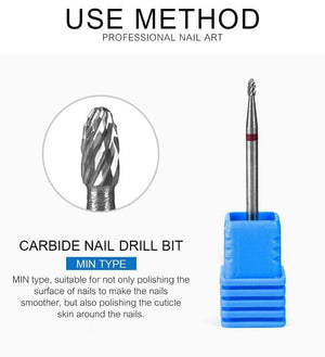 Planet Gates Nail Drill Bit Carbide Milling Cutters Nail Art Tool for Electric Manicure Nail Drill Machine Nails Accessories Remove gel tools