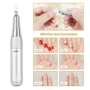 Planet Gates Nail Drill Bits Set with Box Ceramics Milling Cutter Manicure Machine Accessories Nail Tools Electric Nail Files