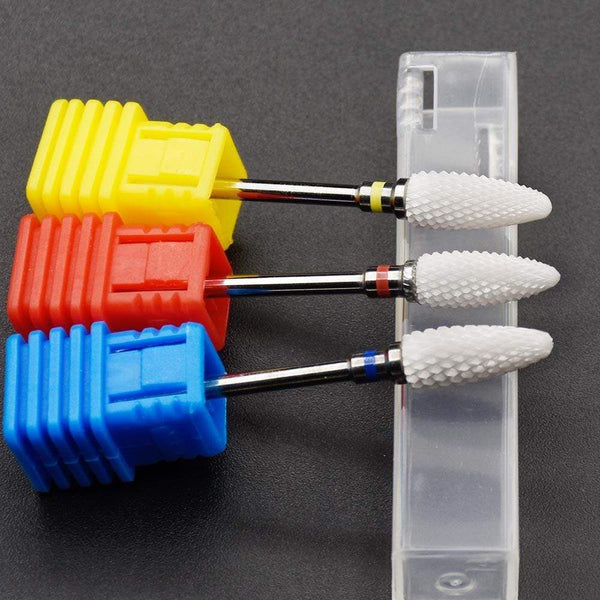 Planet Gates Nail Drill Bits Set with Box Ceramics Milling Cutter Manicure Machine Accessories Nail Tools Electric Nail Files