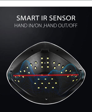 Planet Gates Nail Dryer for Regular Polish UV LED Lamp for Manicure Machine Tools 84/90/72W Touch LCD Ice Lamp for Gel Nail Drying Lamp