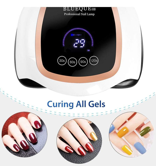 Planet Gates Nail Dryer for Regular Polish UV LED Lamp for Manicure Machine Tools 84/90/72W Touch LCD Ice Lamp for Gel Nail Drying Lamp