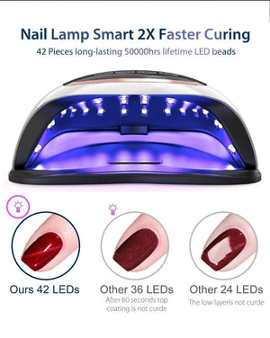 Planet Gates Nail Dryer for Regular Polish UV LED Lamp for Manicure Machine Tools 84/90/72W Touch LCD Ice Lamp for Gel Nail Drying Lamp