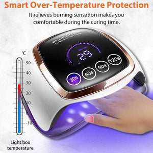 Planet Gates Nail Dryer for Regular Polish UV LED Lamp for Manicure Machine Tools 84/90/72W Touch LCD Ice Lamp for Gel Nail Drying Lamp