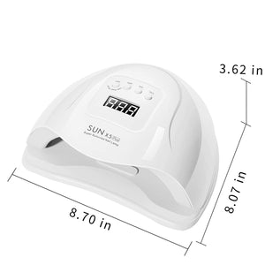 Planet Gates Nail Dryer for Regular Polish UV LED Lamp for Manicure Machine Tools 84/90/72W Touch LCD Ice Lamp for Gel Nail Drying Lamp