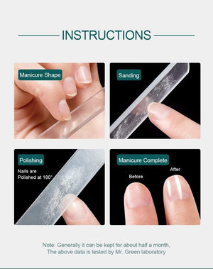 Planet Gates Nail File Sanding Buffer Block Pedicure Polishing Manicure Glass Nail Professional Nail Art Pedicure Tools for Women