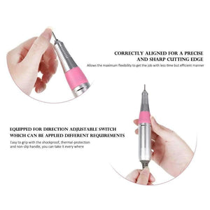 Nail Manicure Handpiece Pedicure Files Tool Nail Equipment Grinding Polisher Glazing Electric Manicure Machine Drill Accessory - Planet Gates