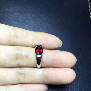 Planet Gates Natural gemstone Ring S925 sterling silver trendy simple round Calipers women party gift Jewelry