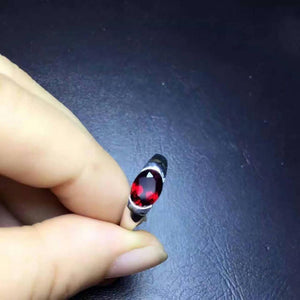 Planet Gates Natural gemstone Ring S925 sterling silver trendy simple round Calipers women party gift Jewelry