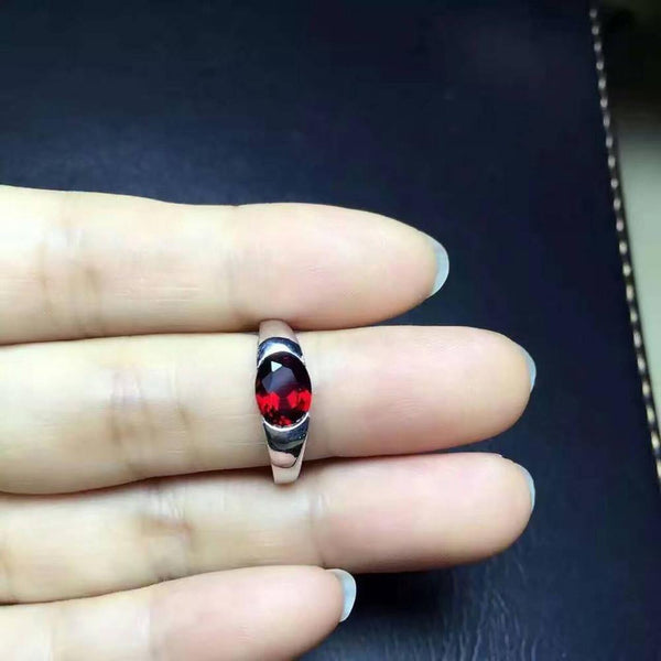 Planet Gates Natural gemstone Ring S925 sterling silver trendy simple round Calipers women party gift Jewelry