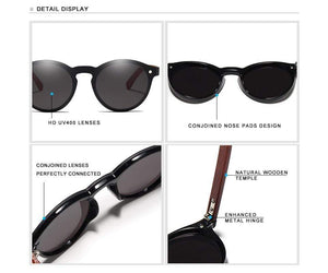 Planet Gates Natural Handmade Wood Sunglasses UV400 Men Sun Glasses Women Brand Design Original Rosewood Eyewear Oculo