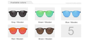 Planet Gates Natural Handmade Wood Sunglasses UV400 Men Sun Glasses Women Brand Design Original Rosewood Eyewear Oculo