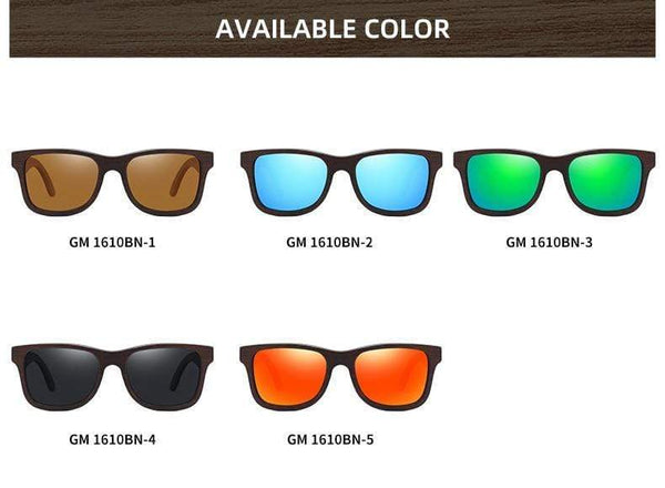 Planet Gates Natural Polarized Wooden Sunglasses Men Bamboo Sun glasses Women Brand Designer Original Wood Glasses Oculos de sol