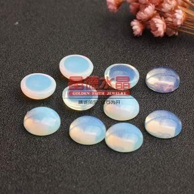 Planet Gates natural stone 4 / 6mm 10pcs Natural Stone Cabochon Beads 6mm 8mm 10mm 12mm Flat Back Rose Quartzs Agates Tiger Eyes Beads for Jewelry Making Findings