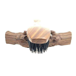 Planet Gates Natural Wild Boar Bristles Hair Brush Green Sandalwood Handle Brosse Cheveux Sanglier Pinceis Hair Care  Styling Tools L-938