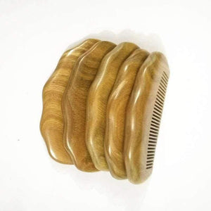 Planet Gates Nature Comb Health Eco-friendly Sandalwood Hair Brush Makeup Brushes Barba Masculina Hair Care Styling Pettine