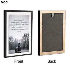 Planet Gates Nature Solid Simple Wooden Picture Frame A4 A3 Black White Coffee Wood Color Photo Frame for Wall Poster Frame Certificate Frame