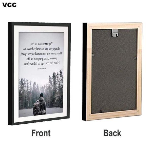 Planet Gates Nature Solid Simple Wooden Picture Frame A4 A3 Black White Coffee Wood Color Photo Frame for Wall Poster Frame Certificate Frame