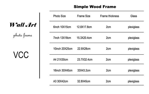 Planet Gates Nature Solid Simple Wooden Picture Frame A4 A3 Black White Coffee Wood Color Photo Frame for Wall Poster Frame Certificate Frame