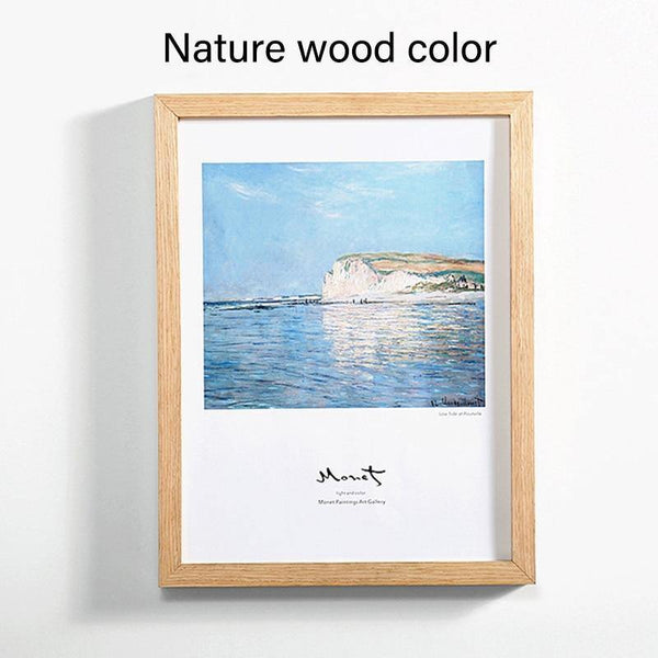 Planet Gates Nature Solid Simple Wooden Picture Frame A4 A3 Black White Coffee Wood Color Photo Frame for Wall Poster Frame Certificate Frame