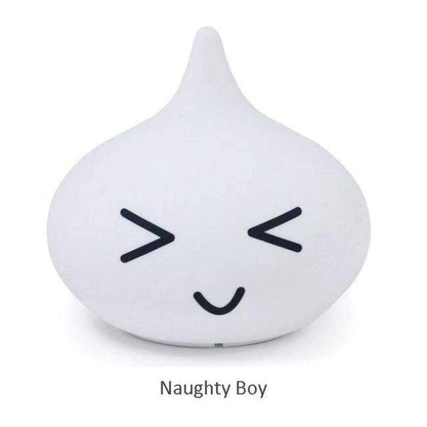 Planet Gates Naughty Boy LED Night light motion sensor light 5V tap control 12*10.5cm Soft Silicone Baby Night lamp for Children Bedroom bedside lamp IL