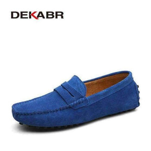 Planet Gates Navy / 11 DEKABR Brand Fashion Summer Style Soft Moccasins Men Loafers High Quality Genuine Leather Shoes Men Flats Gommino Driving Shoes