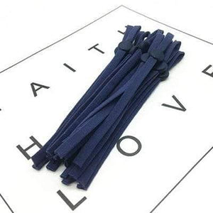Planet Gates navy / 5mm / 20pcs 100Pcs Mask Sewing Elastic Band Cord With Adjustable Buckle Stretchy Mask Earloop Lanyard Earmuff Rope DIY Making Supplies