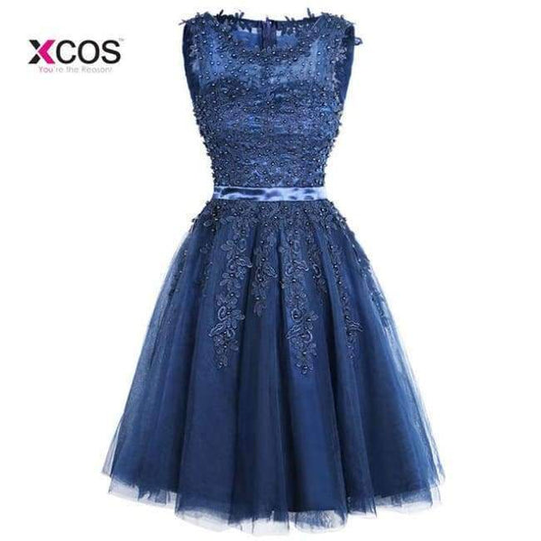 Planet Gates Navy / 6 Line Chiffon Dark Purple Short 2017 Modest Party Wedding Prom Gowns Bridesmaid Dresses Robe De Mariage 2017