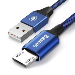 Planet Gates Navy Blue / 100CM Baseus Micro USB Cable Fast Charging Data Charge Cord Microusb Charger Cable For Samsung Xiaomi Redmi Android Mobile Phone Cable