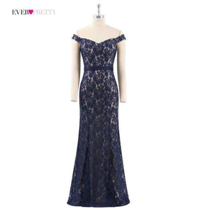 Planet Gates Navy Blue / 4 / China Evening Dresses Long Ever Pretty EP07278 Women's 2018 Navy Blue Long Elegant Sleeveless Vintage  Formal Dresses vestidos