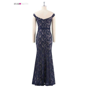 Planet Gates Navy Blue / 4 / China Evening Dresses Long Ever Pretty EP07278 Women's 2018 Navy Blue Long Elegant Sleeveless Vintage  Formal Dresses vestidos