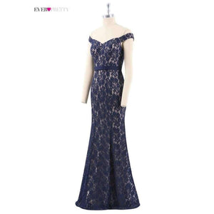 Evening Dresses Long Ever Pretty EP07278 Women's 2018 Navy Blue Long Elegant Sleeveless Vintage  Formal Dresses vestidos
