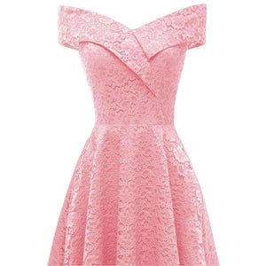 Planet Gates Navy Blue / 4 Elegant formal party dress A-Line V-Neckline lace Women 2018 Short Vestidos Sexy Women Homecoming Dresses