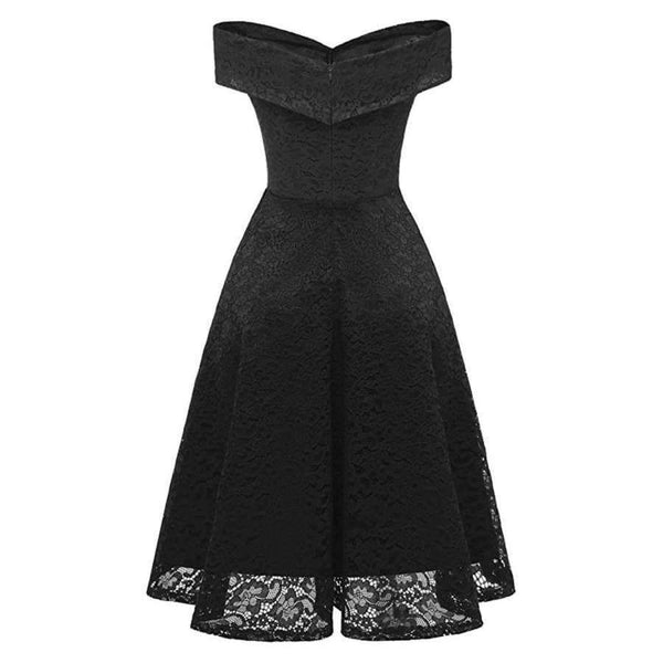 Planet Gates Navy Blue / 4 Elegant formal party dress A-Line V-Neckline lace Women 2018 Short Vestidos Sexy Women Homecoming Dresses