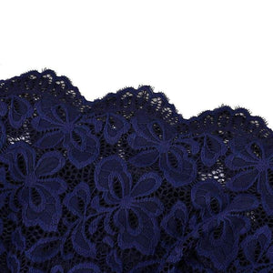 Planet Gates Navy Blue / 4 Navy Blue Cocktail Dresses Elegant Short Little Black Dress Lace Off shoulder Formal Dresses Short Sleeve Satin Prom Gown