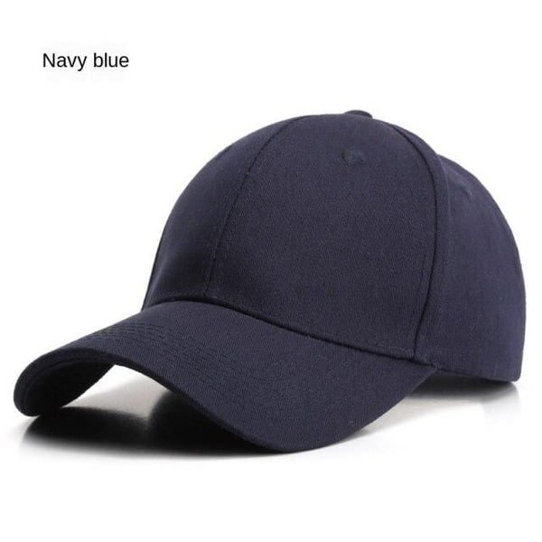 Planet Gates Navy Blue / Adjustable Cotton Baseball Cap for Men and Women Simple Solid Color Hat