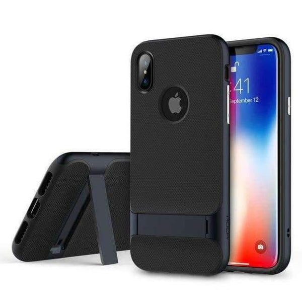 Planet Gates Navy Blue Case for iPhone X Slim Luxury Brand Phone Case PC+Silicone Phone Sleek Anti-Knock Back Cover for iPhoneX 5.8" Shell