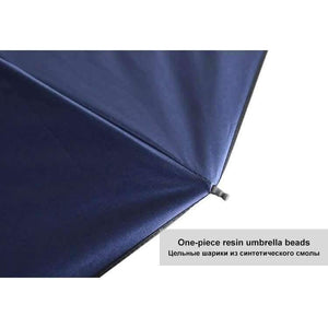 Planet Gates Navy Blue / China Black Coating Automatic Umbrella Reverse Fashion Color 3 Folding Sunny Inverted Umbrella Rain Women Men for Car