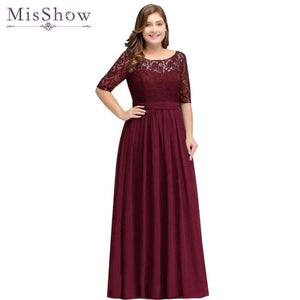 Planet Gates Navy Blue cps522 / 6 Bridesmaid Dresses Under 50$ Floor Length Lace Plus Size Bridesmaid Dress Vestido De Madrinha De Casamento Longo