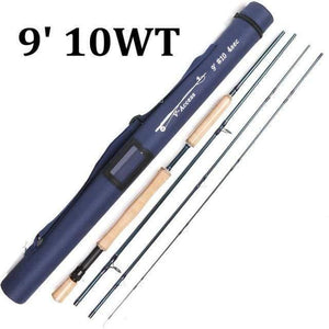Planet Gates Navy Blue Fly Fishing Rod 3/4/5/6/7/8/10/12 WT 8'4''/ 9' Carbon Fly rods With Tube