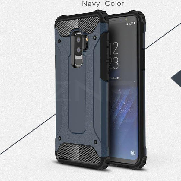 Planet Gates Navy Blue / For Galaxy S7 ZNP Shockproof Protection Phone Case For Samsung Galaxy S9 S8 Plus Note 8 Full Cover Armor Shell For Samsung S7 Edge Note 9 Case