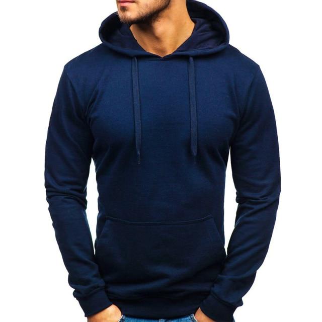Planet Gates Men's Casual Hoodies Sweatshirts Male black gray Red Hooded Pullovers Solid Color Outerwear Tops 10 Colors M-3XL