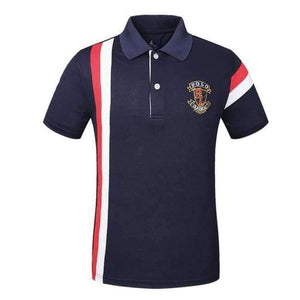 Planet Gates Navy blue / M T-Shirt Men Golf Polo Cotton Tops & Tees Short Sleeve Golf Shirts Quick Dry Fit Plus Size M-XXX