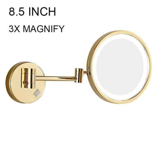 Planet Gates Navy Blue Nieneng Makeup Mirrors LED Bathroom LED Light Mirror 5X 10X Bath Mirror Make up Toilet Magnifying Mirror Accessories ICD60531