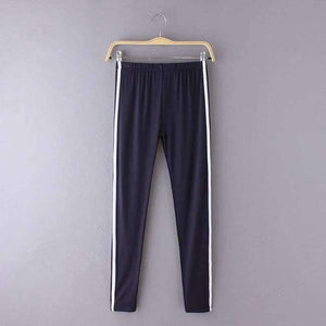 Planet Gates Navy Blue / One Size Women Lady Activewear Sport Legging Summer light grey Pant Autumn Leggins Women leggings for girls fitness legging WXK24475