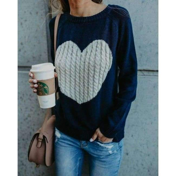 Planet Gates Navy Blue / S Pullover Sweater Women Solid Autumn Woman Sweaters Elegant Fashion Clothes Pull Femme Sueter Mujer Roupas Feminina Tricot