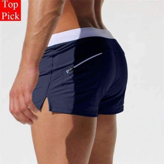 Planet Gates TOPPICK New Swimwear men swimsuit Sexy swimming trunks sunga hot mens swim briefs Beach Shorts mayo sungas de praia homens