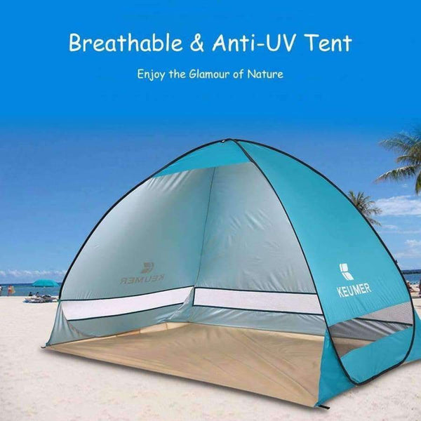 Planet Gates Navy / China Automatic Beach Tent 2 Persons Camping Tent UV Protection Shelter Outdoor Tent Instant Pop-up Summer Tent 200*120*130cm