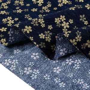 Planet Gates Navy Cotton Fabric By Half Yards Japanese Sewing Fabric For DIY Kimono Handicraft Materials For Children TJ1023