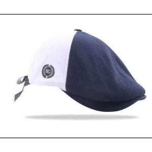 Planet Gates Navy / M GOLF čepice sportovní opalovací krém klobouk outdoorové doplňky dámský kšilt korejská verze dvoubarevný volnočasový baret klobouk bílý + Navy